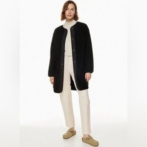 Aritzia Wilfred Sherpa Long Liner Jacket